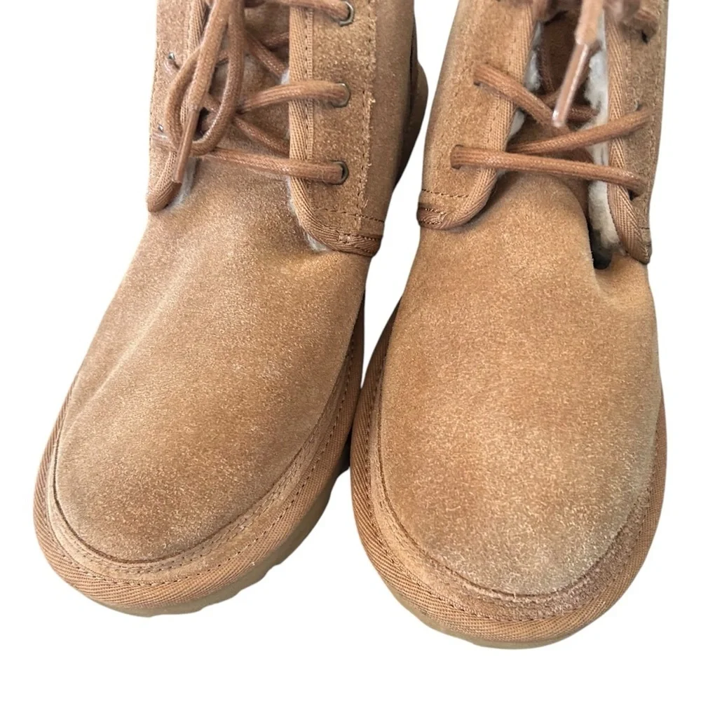 UGG‎ 8 neumel boot suede lace up shearling lined sneaker chukka bootie casual